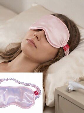 ARIEL Silky Sleep Mask Eye Mask , Cascade Under-Eye Roller,  lip balm
